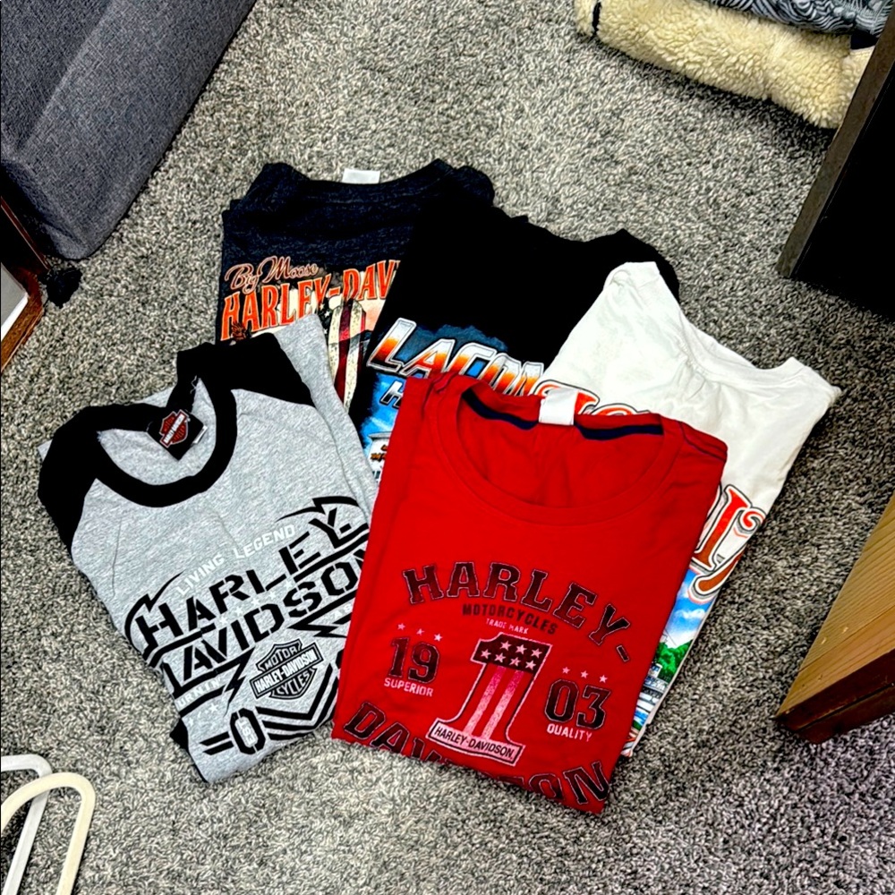Harley-Davidson Graphic T-Shirts Bundle